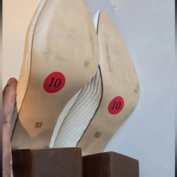 Steven New York By Steve Madden Ankle Booties Women 10M Neta Cream Knit Excellen - Picture 11 of 13